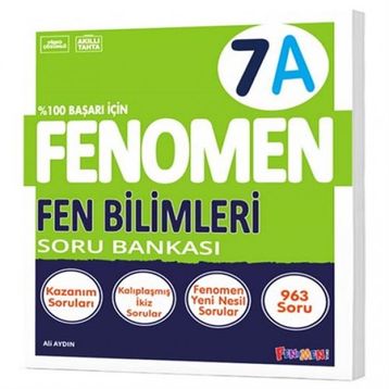 Fenomen 7. Sınıf Fen Bilimleri Soru Bankası (A)