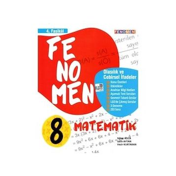 Fenomen 8. Sınıf Lgs Matematik 4. Fasikül Konu Özetli Soru Bankası
