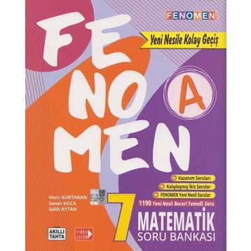Fenomen Okul Yayınları 7.Sınıf Matematik A Soru Bankası