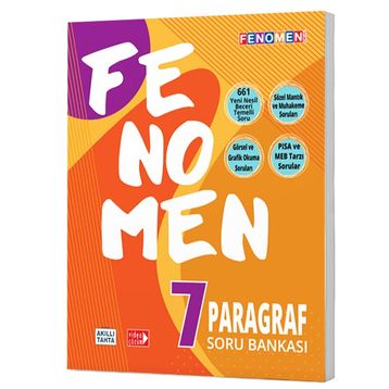Fenomen Okul Yayınları 7.Sınıf Paragraf Soru Bankası