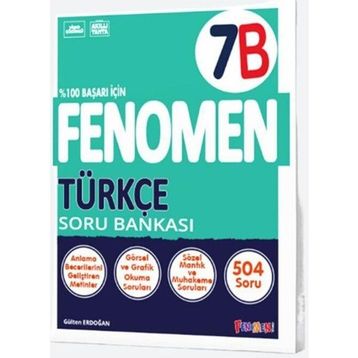 Fenomen Okul Yayınları 7. Sınıf Türkçe B Soru Bankası