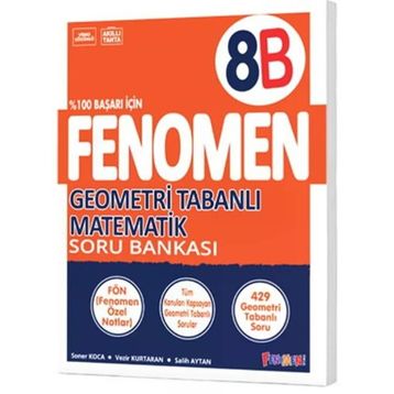Fenomen Okul Yayınları 8. Sınıf Geometri Tabanlı Matematik Soru Bankası