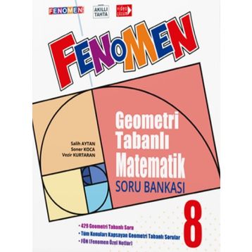 Fenomen Okul Yayınları 8. Sınıf Geometri Tabanlı Matematik Soru Bankası