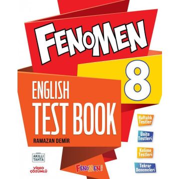 Fenomen Okul Yayınları 8.Sınıf LGS English Test Book