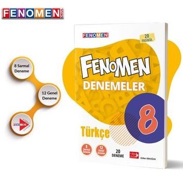Fenomen Okul Yayınları LGS 8. Sınıf Türkçe Deneme