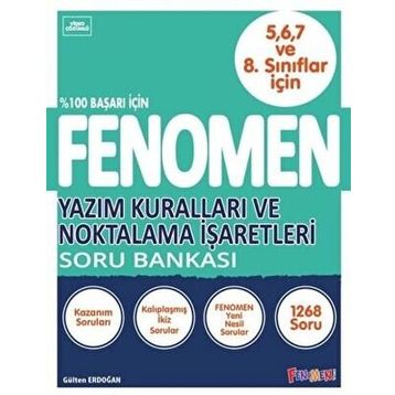 Fenomen Okul Yayınları Yazım Kuralları ve Noktalama İşaretleri Soru Bankası