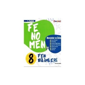 Fenomen Yayıncılık 8. Sınıf Lgs Fen Bilimleri 1. Fasikül Konu Özetli Soru Bankası