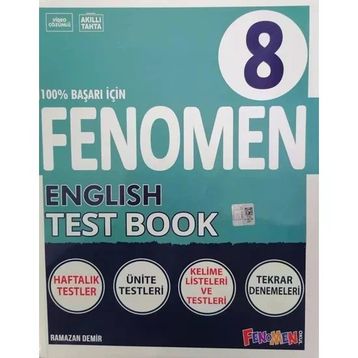 Fenomen Yayınları 8. Sınıf English Test Book