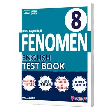 Fenomen Yayınları 8. Sınıf English Test Book