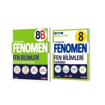 Fenomen Yayınları - 8. Sınıf Fen Bilimleri B Soru Bankası - Fen Bilimleri 1. Fasikül Mevsimler ve İklim 2 Kitap