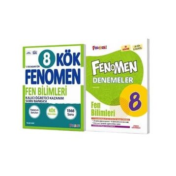 Fenomen Yayınları - 8. Sınıf Kök Fen Bilimleri Soru Bankası - Fen Bilimleri Denemeleri 2 Kitap