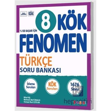 Fenomen Yayınları - 8. Sınıf Kök Türkçe Soru Bankası