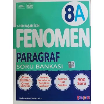 Fenomen Yayınları 8. Sınıf LGS Paragraf A Soru Bankası