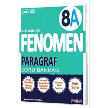 Fenomen Yayınları 8. Sınıf LGS Paragraf A Soru Bankası