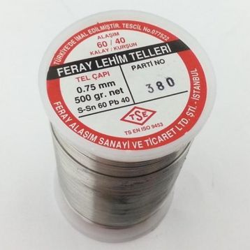 Feray 60-40 0.75 mm 500 g Lehim Teli