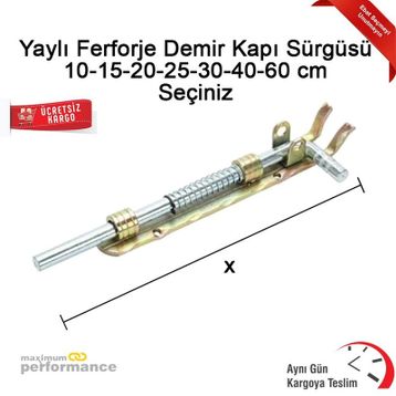 Ferforje Kapı Sürgüsü