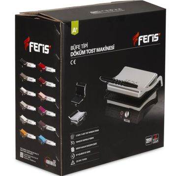 Feris FT3011 Siyah Tost Makinesi