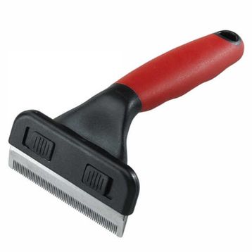 Ferplast Gro 5960 13x6 cm Plastik Saplı Kedi ve Köpek Tüy Toplama Tarağı