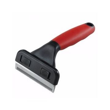Ferplast Gro 5960 13x6 cm Plastik Saplı Kedi ve Köpek Tüy Toplama Tarağı