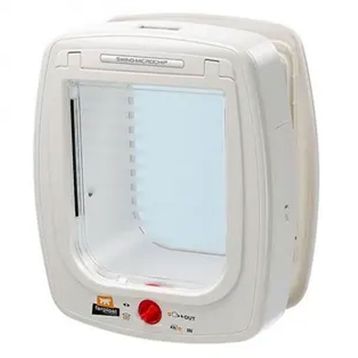 Ferplast Swing Microchip Large Bianca Mikroçipli White Kedi Kapısı