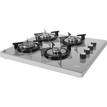 Ferre 2240 CE Emaye Izgara Gri Cam Set Üstü Ocak