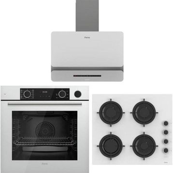 Ferre Artline D081-SA - CS206-FA - XE64CB Beyaz 3'lü Ankastre Set
