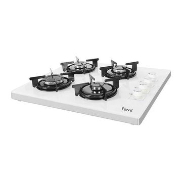 Ferre B2240 CE Beyaz Cam Set Üstü Ocak