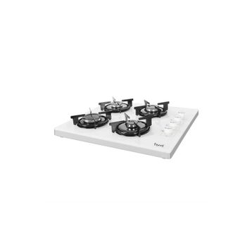 Ferre B2240 CE Beyaz Cam Set Üstü Ocak