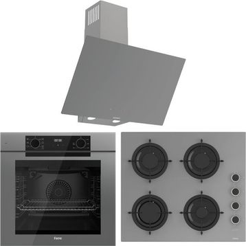 Ferre Fryart Artline QEP63CPR - CS208-FA - D079-SA Gri 3'lü Ankastre Set