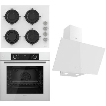 Ferre Fryart CS XE63CB - CS206 - D078 Beyaz 3'lü Ankastre Set