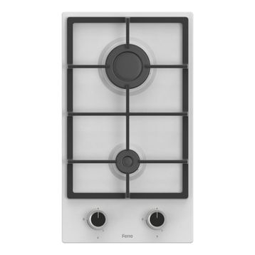 Ferre LN153 Beyaz Emaye Ankastre Ocak
