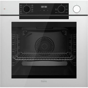 Ferre QEP64CB Beyaz Cam Ankastre Fırın