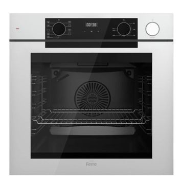 Ferre QEP64CB Beyaz Cam Ankastre Fırın