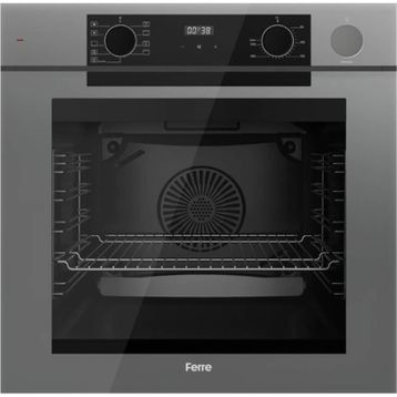 Ferre QEP64CPR New Steamart Fryart Serisi Buharlı Gri Ankastre Fırın