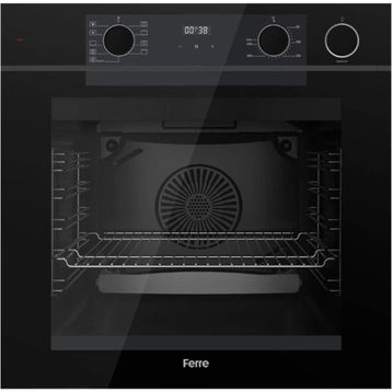 Ferre QEP64CS New Steamart - Fryart Serisi Buharlı Siyah Ankastre Fırın