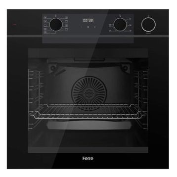 Ferre QEP64CS New Steamart - Fryart Serisi Buharlı Siyah Ankastre Fırın