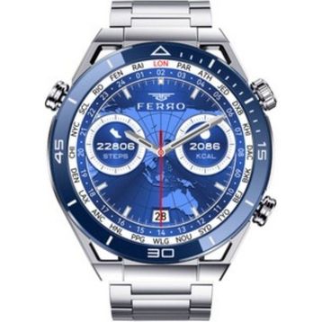 Ferro FSW1115A-L Gümüş Çelik Akıllı Saat