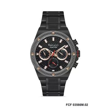 Ferrucci FC.03566M.02 Siyah Erkek Kol Saati