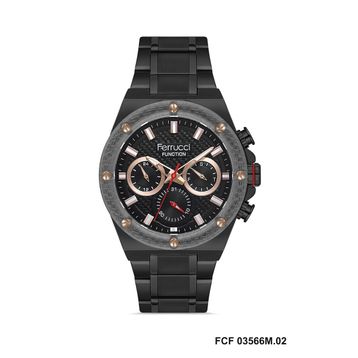 Ferrucci FC.03566M.02 Siyah Erkek Kol Saati