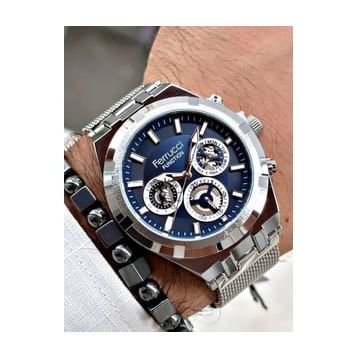 Ferrucci FCF.03290FH.03 Hasır Kordon Erkek Kol Saati