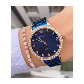 Ferrucci FR98524 Kadın Kol Saati Bileklik Hediye Metal Kordon