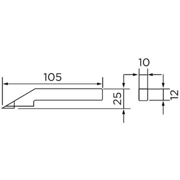 Fett AS-625120 0-300 mm Asimeto Tek Kolon Dijital Yükseklik Mihengiri