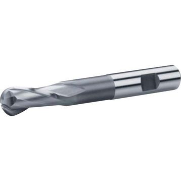 Fett DIN1835 5x13 mm ZPS Hss Co8 2 Ağızlı Uzun Küresel Parmak Freze