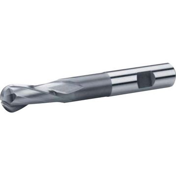 Fett DIN1889 30 mm ZPS Hss Co8 2 Ağızlı Kısa Küresel Parmak Freze