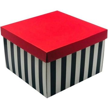 Feza Kutu 31x31x20 cm 10 Adet Desenli Pasta Kutusu