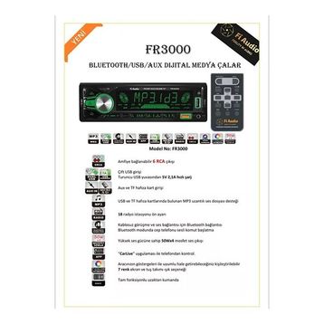 Fi Audio Fr3000 Bluetooth Oto Teyp