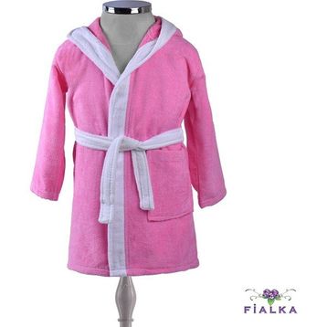 Fialka 1-2 Yaş Pembe Çocuk Bornoz