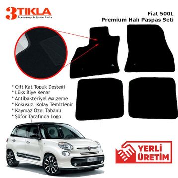 Fiat 500L 2013+ Premium 3D Oto Bagaj Havuzu Bizymo