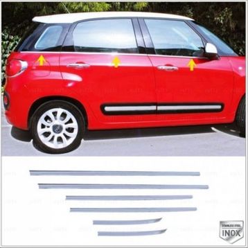 Fiat 500L 2013 Üzeri Krom Cam Çıtası