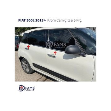 Fiat 500L 2013 Üzeri Krom Cam Çıtası